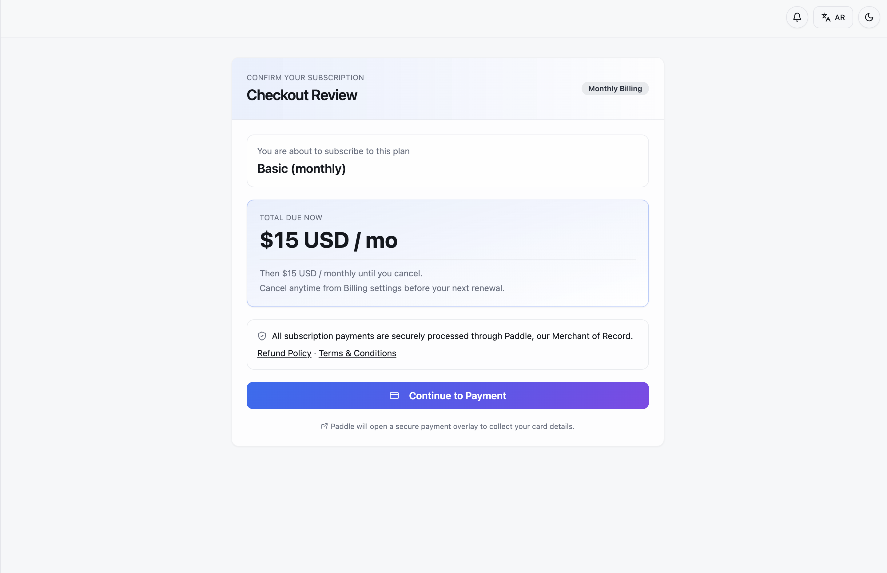 Secure Checkout